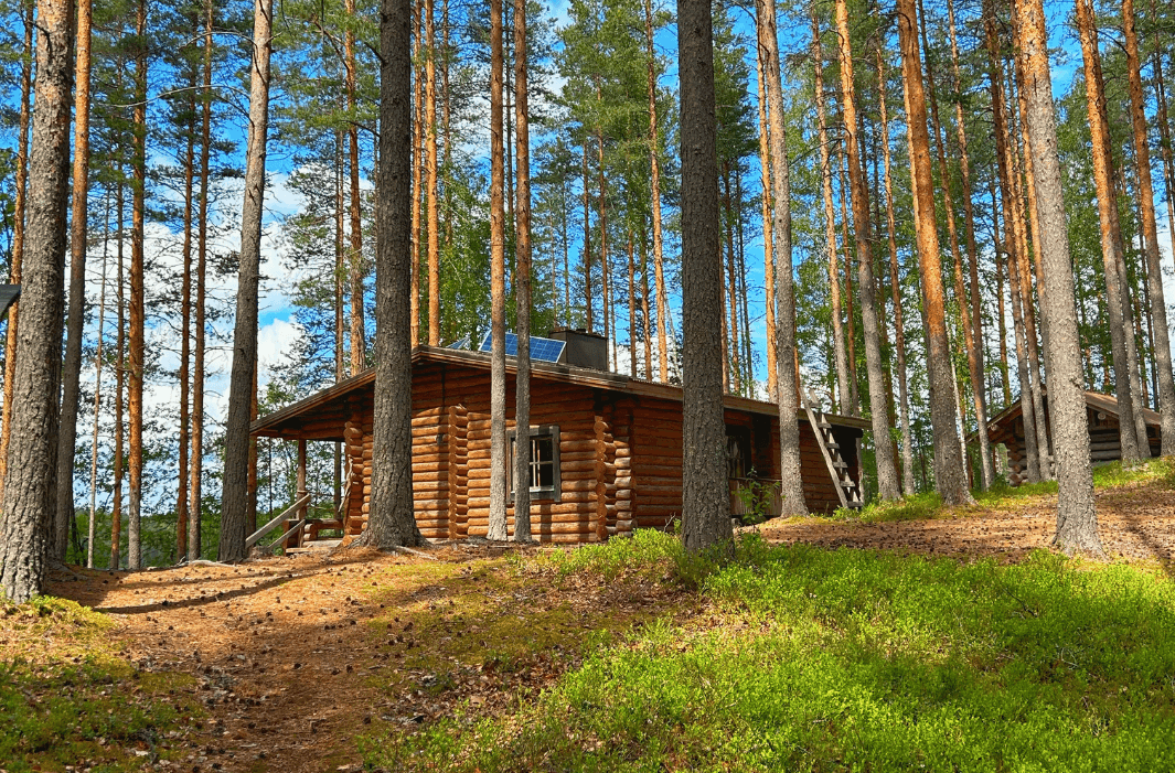 Ukonhonka Holiday Cottages in Finland at lake Saimaa