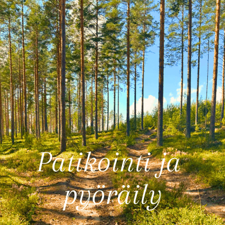 Patikointi ja pyöräily Kesälomajärvi Saimaa Puumala